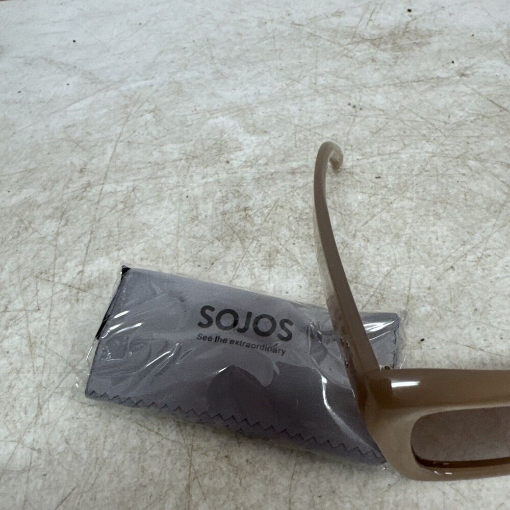 Sojos Oversize Square Shell Frames Unisex Uv400 S… - image 3